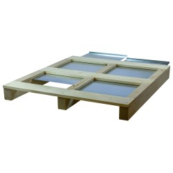 STORAGE PALLET FOR 4 ROWS 10 FRAME DADANT HONEY SUPERS (IT) STORAGE PALLET FOR 4 ROWS 10 FRAME DADANT HONEY SUPERS (IT)