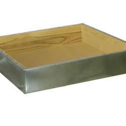 WOODEN ROOF COATED WITH SHEET METAL DADANT BROOD (IT) WOODEN ROOF COATED WITH SHEET METAL DADANT BROOD (IT)