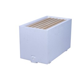 6 FRAME DADANT 1/1 FULL POLYSTYRENE 25mm THICK NUC BOX WITH SEMI VENTED BOTTOM BOARD 6 FRAME DADANT 1/1 FULL POLYSTYRENE 25mm THICK NUC BOX WITH SEMI VENTED BOTTOM BOARD