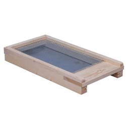 ANTIVARROA SCREENED BOTTOM BOARD NUC HIVE WITH 15mm THICK SIDES- FR  ANTIVARROA SCREENED BOTTOM BOARD NUC HIVE WITH 15mm THICK SIDES- FR