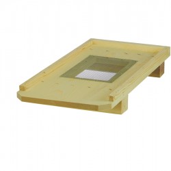 SEMI VENTED BOTTOM BOARD NUC HIVE WITH 15mm THICK SIDES FR MODEL ASSEMBLED SEMI VENTED BOTTOM BOARD NUC HIVE WITH 15mm THICK SIDES FR MODEL ASSEMBLED
