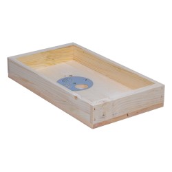 INNER COVER WITH CENTRAL 4-WAY DISC FOR 6 FRAME DADANT NUC HIVE WITH 25mm THICK SIDES IT MODEL INNER COVER WITH CENTRAL 4-WAY DISC FOR 6 FRAME DADANT NUC HIVE WITH 25mm THICK SIDES IT MODEL