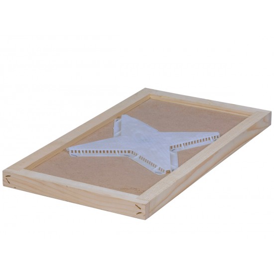 MALAGOLA 2 WAY ESCAPE BOARD DADANT NUC HIVE WITH 25mm THICK SIDES IT MODEL