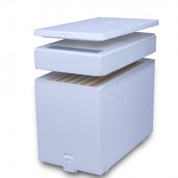 6 FRAME DADANT FULL POLYSTYRENE NUC HIVE WITH 25 MM THICK SIDES - IT MODEL 6 FRAME DADANT FULL POLYSTYRENE NUC HIVE WITH 25 MM THICK SIDES - IT MODEL