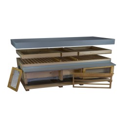 STUP TRIPLU CASSONE SI RAMA PORTSTINGHIE PENTRU PRODUCTIA DE LAPTISOR DE MATCA MONTAT